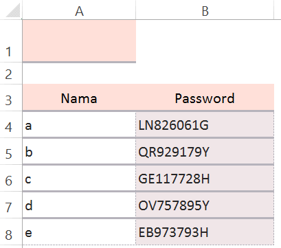 Merubah Data Excel ke Tanda Bintang (*) Secara Otomatis Merubah Data Excel ke Tanda Bintang (*) Secara Otomatis