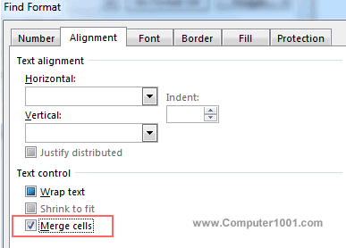 Centang kotak Merge Cells Centang kotak Merge Cells