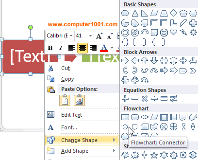 Change Shape Simbol Flowchart SmartArt Change Shape Simbol Flowchart SmartArt
