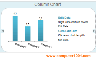Tampilan Grafik Kolom di template PowerPoint Computer 1001 Tampilan Grafik Kolom di template PowerPoint Computer 1001