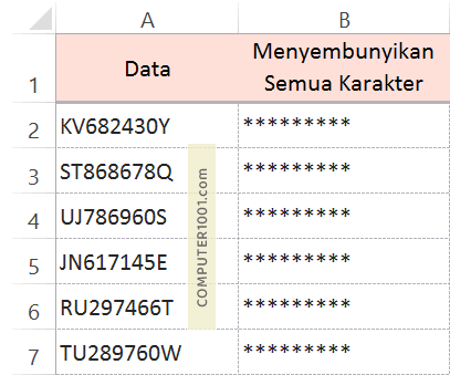 Menyembunyikan Semua Karakter Menyembunyikan Semua Karakter