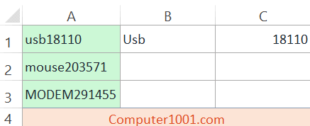 Contoh input Flash Fill Contoh input Flash Fill