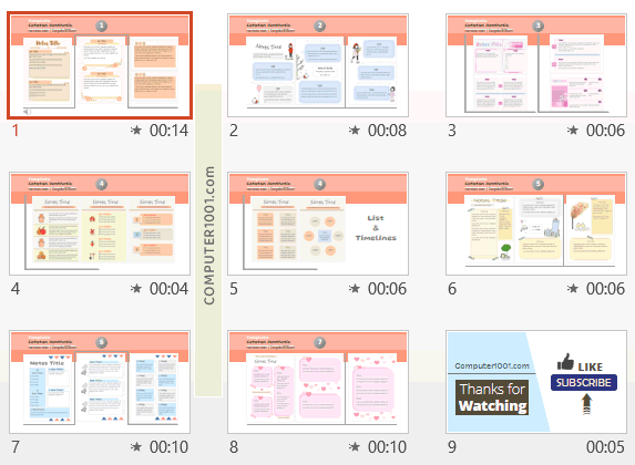 Contoh slide untuk video Youtube Contoh slide untuk video Youtube