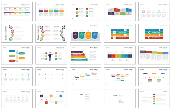 Contoh slide daftar isi dan agenda