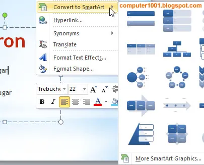 Convert to SmartArt - Computer 1001 Convert to SmartArt - Computer 1001