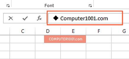Formula Bar Excel Formula Bar Excel