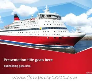 Cruise Ship PowerPoint Template