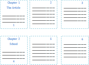 Different first page - Section Break Membuat Nomor Halaman Pertama Bab Berbeda dengan Section Break