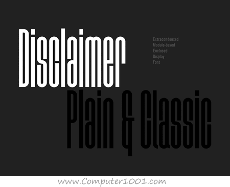 Disclaimer Download font keren Disclaimer