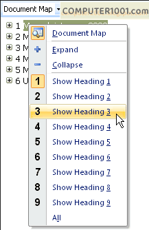 Show Heading - Document Map Show Heading - Document Map