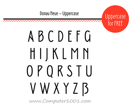 Donau Download font keren Donau