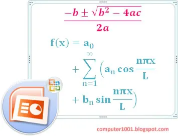 Cara membuat Persamaan (Equation) di PowerPoint Cara membuat Persamaan (Equation) di PowerPoint