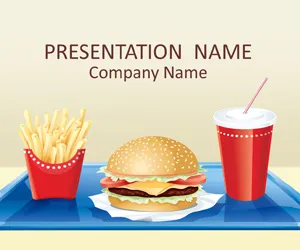 Template PPT Makanan Fast Food