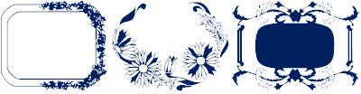 Floral Settings - Dingbat Font Floral Settings - Dingbat Font