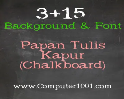 3+15 Background dan Font untuk Desain Bergaya Papan Tulis Kapur (Chalkboard) 3+15 Background dan Font untuk Desain Bergaya Papan Tulis Kapur (Chalkboard)