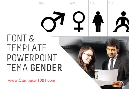 6+2 Template PowerPoint dan Font untuk Presentasi Tema Gender 6+2 Template PowerPoint dan Font untuk Presentasi Tema Gender