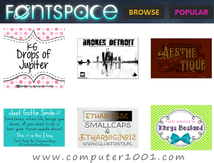 Situs Download Font Gratis FontSpace