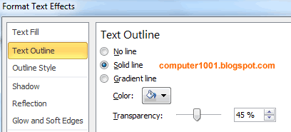Format Text Effects Text Outline WordArt Format Text Effects Text Outline WordArt