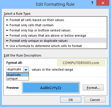 Conditional formatting Data Duplikat Conditional formatting Data Duplikat