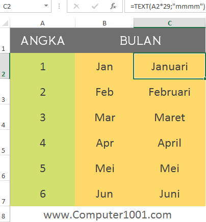 Singkatan dan nama bulan