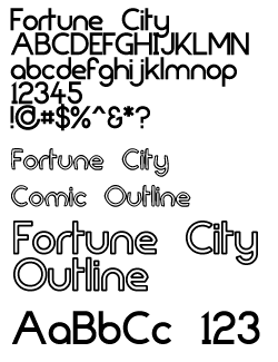 Fortune City - Font Fortune City - Font