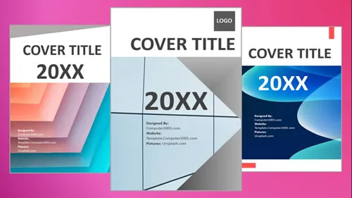 Contoh 4: Template Cover Laporan Word dan PowerPoint Contoh 4: Template Cover Laporan Word dan PowerPoint