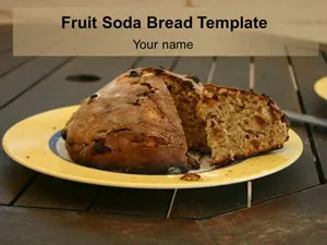 Template PPT Roti Fruit Soda Bread