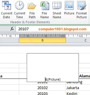 Sisipkan Gambar di Header Excel Sisipkan Gambar di Header Excel