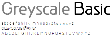 Greyscale Basic - Font Greyscale Basic Font