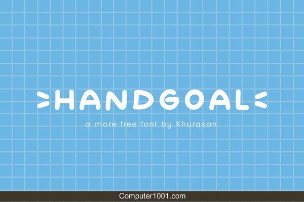 Font Tulisan Tangan Handgoal