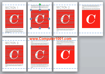 Klik gambar watermark dan tekan tombol Delete Klik gambar watermark dan tekan tombol Delete