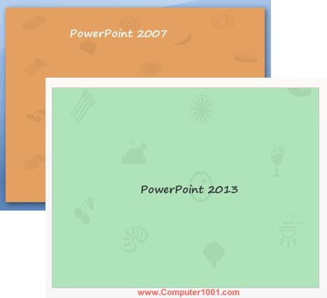 Tampilan gambar background setelah warna diubah