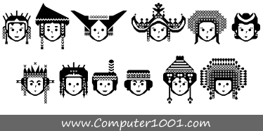 Font Indonesian Woman