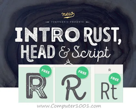Intro Rust Download font keren Intro Rust