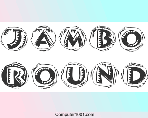 Jambo Round Font