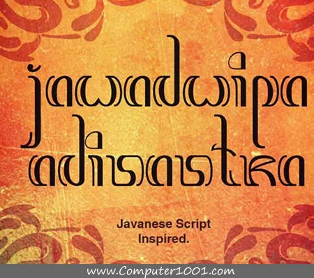 Font Jawadwipa Adisastra