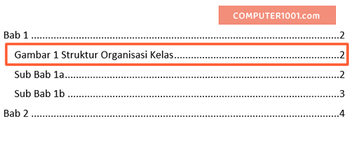 Judul gambar yang muncul di daftar isi Judul gambar yang muncul di daftar isi