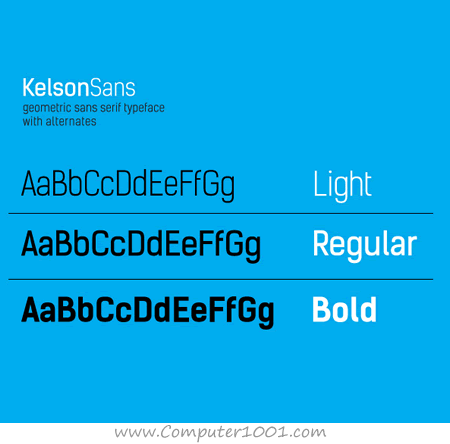 Kelson Sans Download font keren Kelson Sans