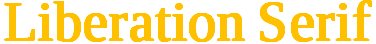 Liberation Serif - Font Liberation Serif - Font