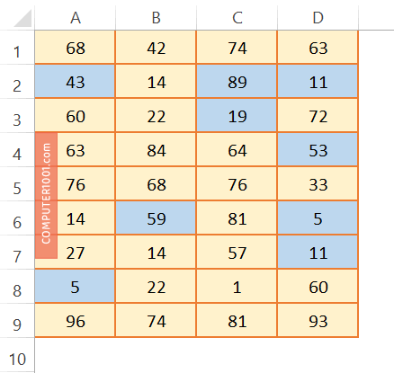 Highlight Bilangan Prima dengan Warna Cara Menemukan Bilangan Prima di Excel dengan Warna