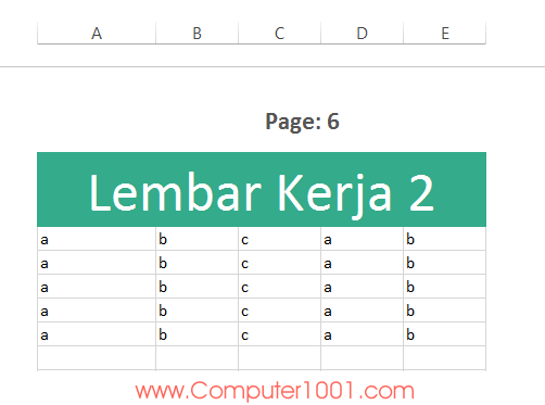 Cara Mengatur Angka Pertama Nomor Halaman Excel Cara Mengatur Angka Pertama Nomor Halaman Excel