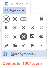 More Symbols dan Galeri Mini More Symbols dan Galeri Mini