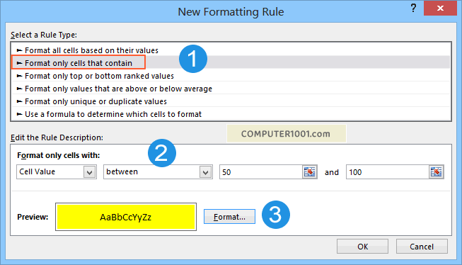 Conditional Formatting Excel Warna Kuning Conditional Formatting Excel Warna Kuning