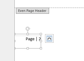 Hapus nomor halaman genap Hapus nomor halaman genap