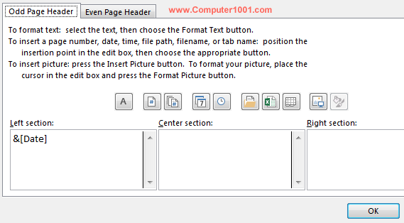 Header Footer Excel Berbeda untuk Halaman Ganjil (Page Setup) Header Footer Excel Berbeda untuk Halaman Ganjil (Page Setup)