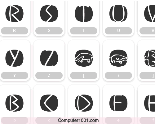 OldGreekButtons Font