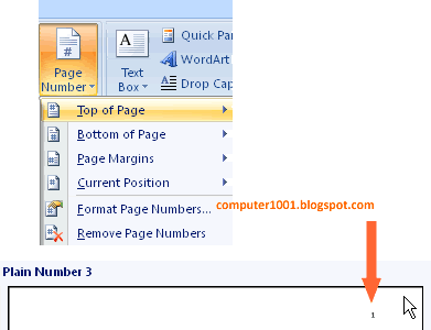 Page Number - Plain Number 3