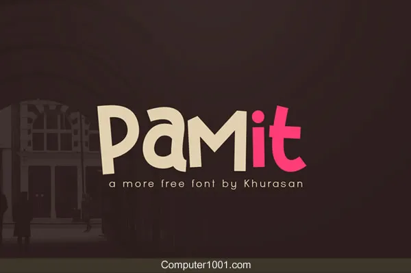 Font Tulisan Tangan Pamit