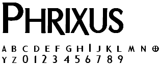 Phrixus - Font Phrixus - Font
