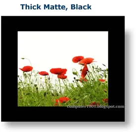 Thick Matte, Black - Picture Styles